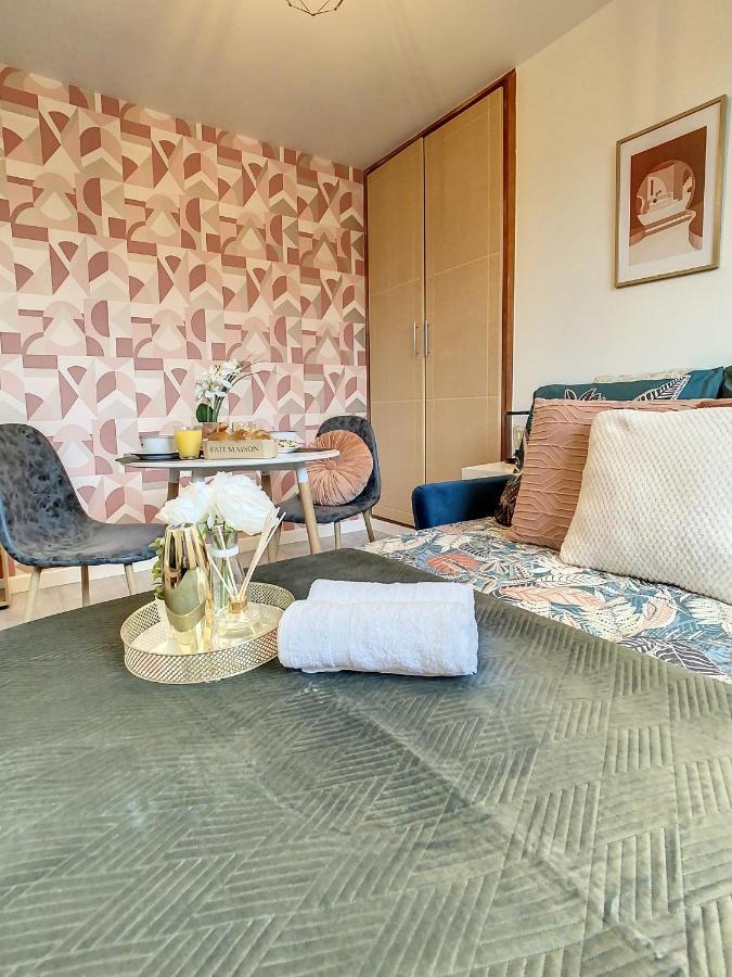 Joli Studio Meuble Tout Equipe Hyper Centre Wifi Appartement Troyes Buitenkant foto